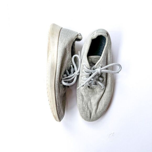 allbirds Light Gray The Wool Runners Washable Tennis Shoes Size 7 - Picture 4 of 7